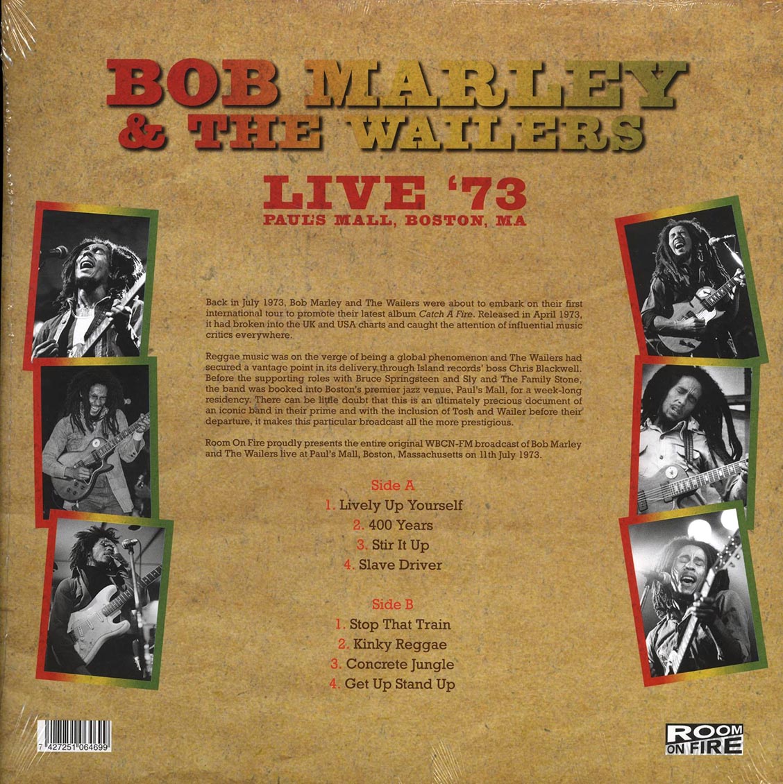 Bob Marley - Live '73, Paul's Mall, Boston, MA
