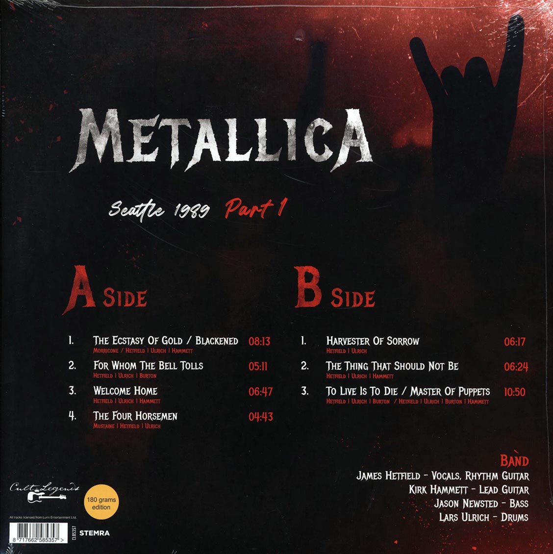 Metallica - Seattle 1989 Part 1: Live At Seattle Center Coliseum, Seattle, WA, USA, August 28 & 29, 1989