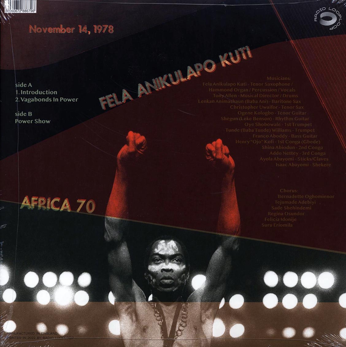 Fela Anikulapo Kuti & Africa 70 - Live Berliner Jazztage, November 14, 1978