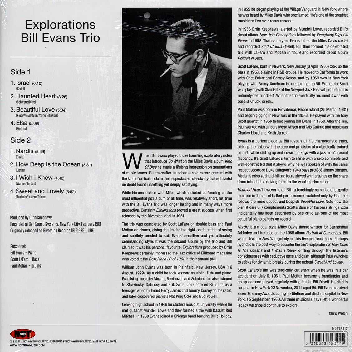 Bill Evans Trio - Explorations (180g) (colored vinyl)