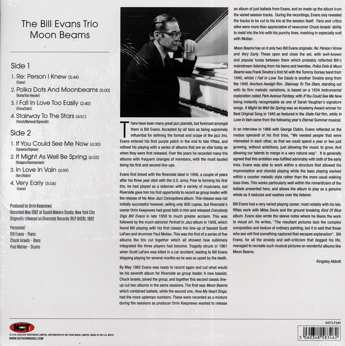 Bill Evans Trio - Moon Beams (180g) (colored vinyl)