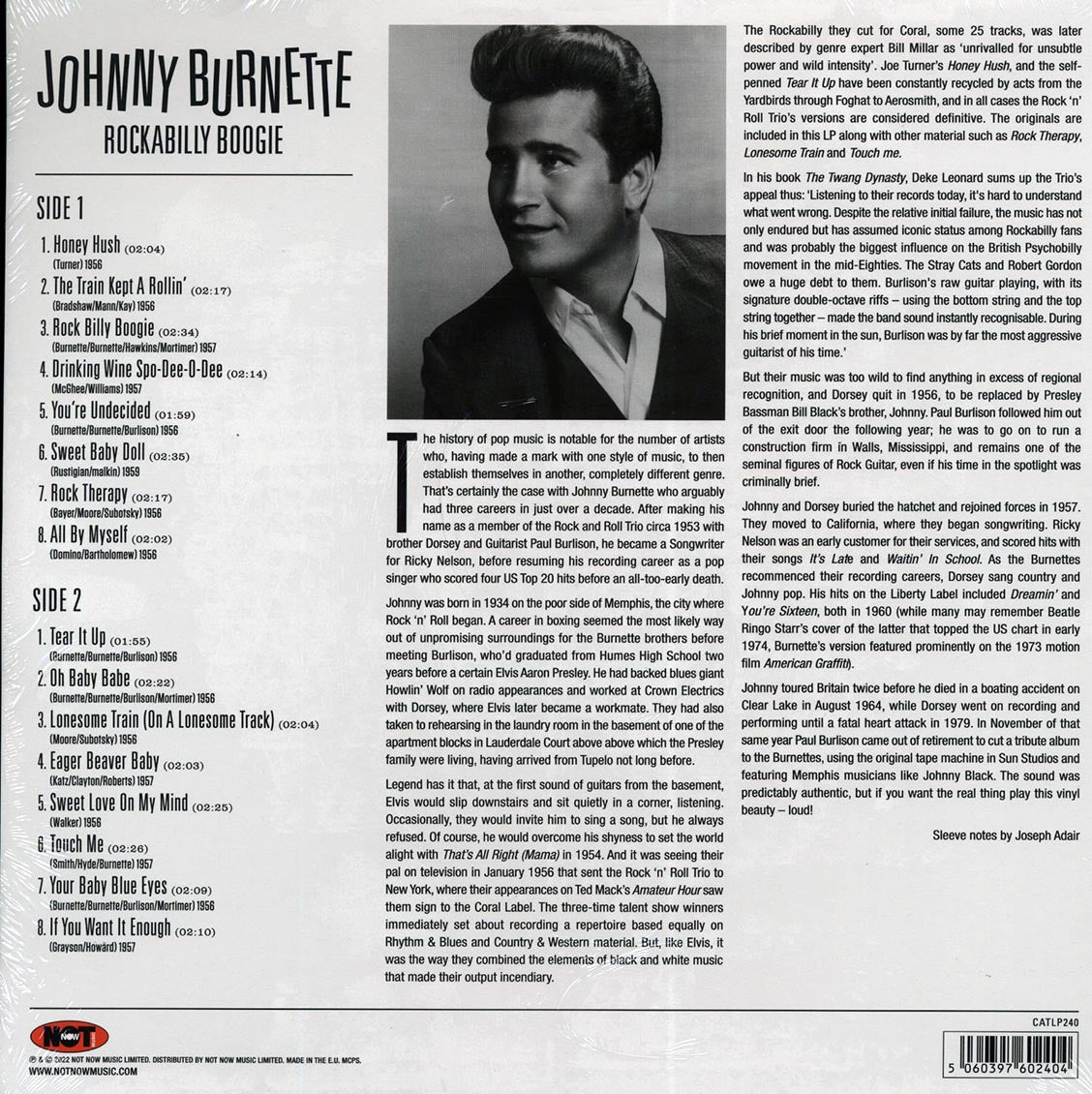Johnny Burnette - Rockabilly Boogie (180g)