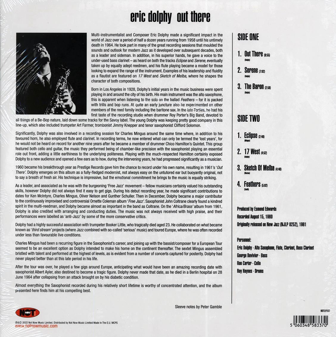 Eric Dolphy - Out There (180g)