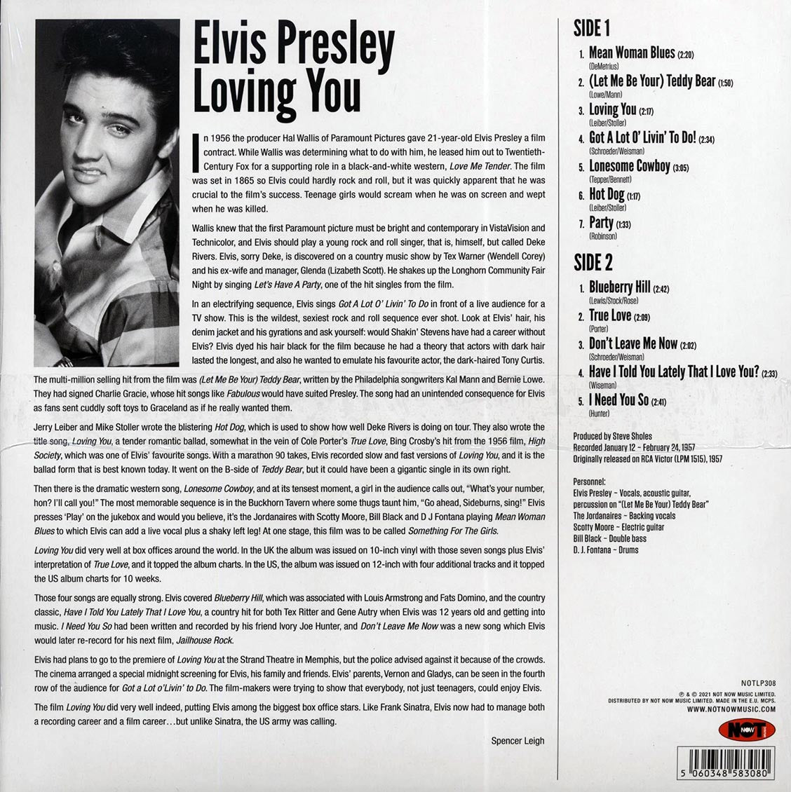 Elvis Presley - Loving You (180g) (colored vinyl)