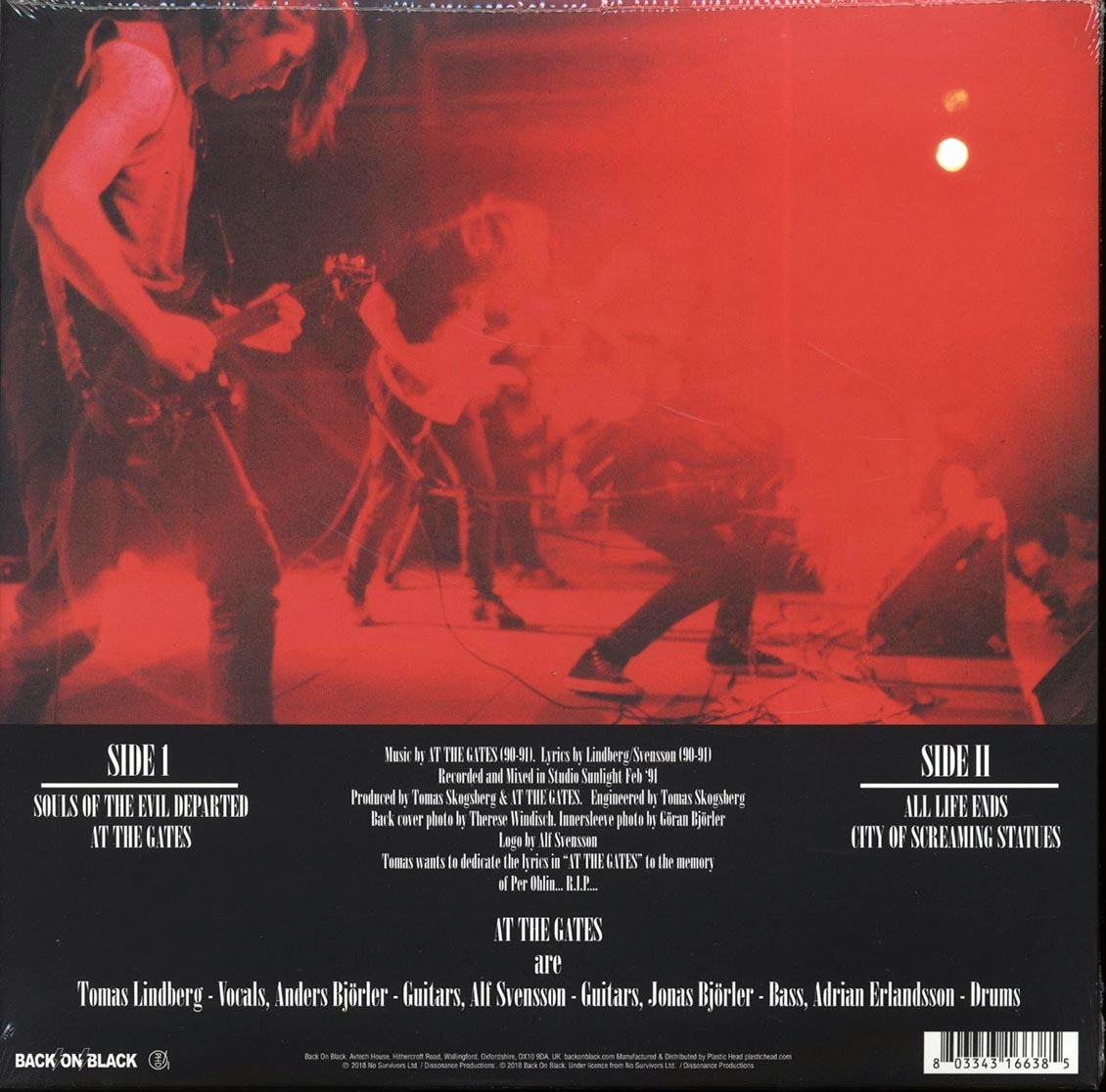 At The Gates - Gardens Of Grief (10") (colored vinyl)