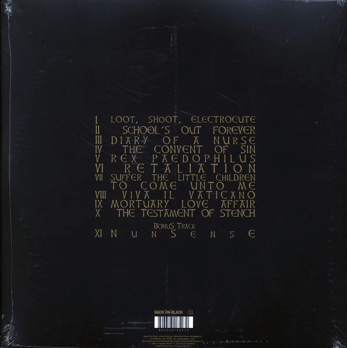 Pungent Stench - Masters Of Moral, Servants Of Sin (+bonus track) (ltd. ed.) (2xLP) (clear vinyl)