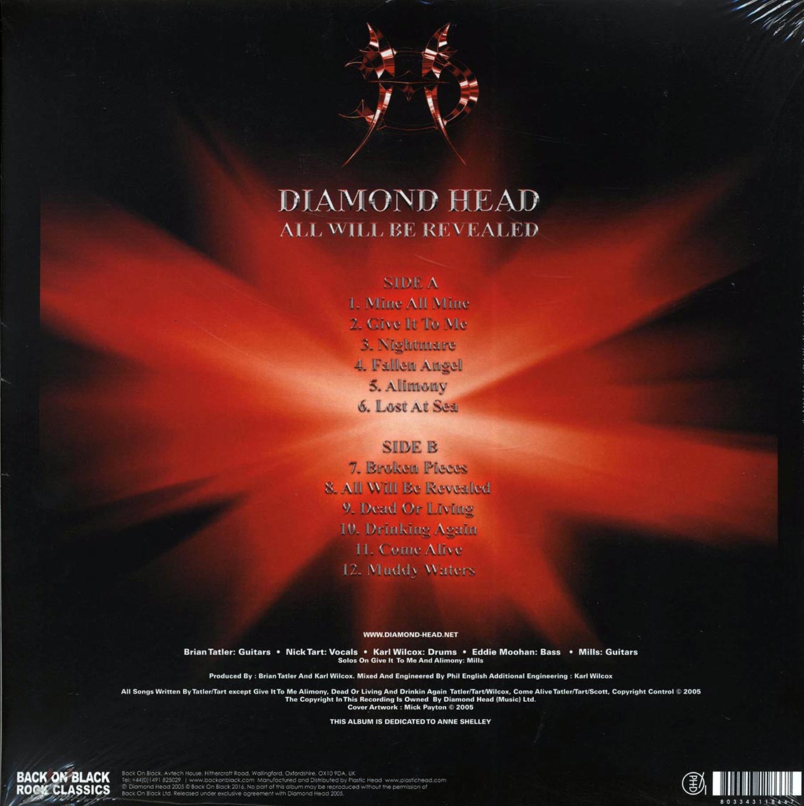Diamond Head - All Will Be Revealed (ltd. ed.) (red vinyl)