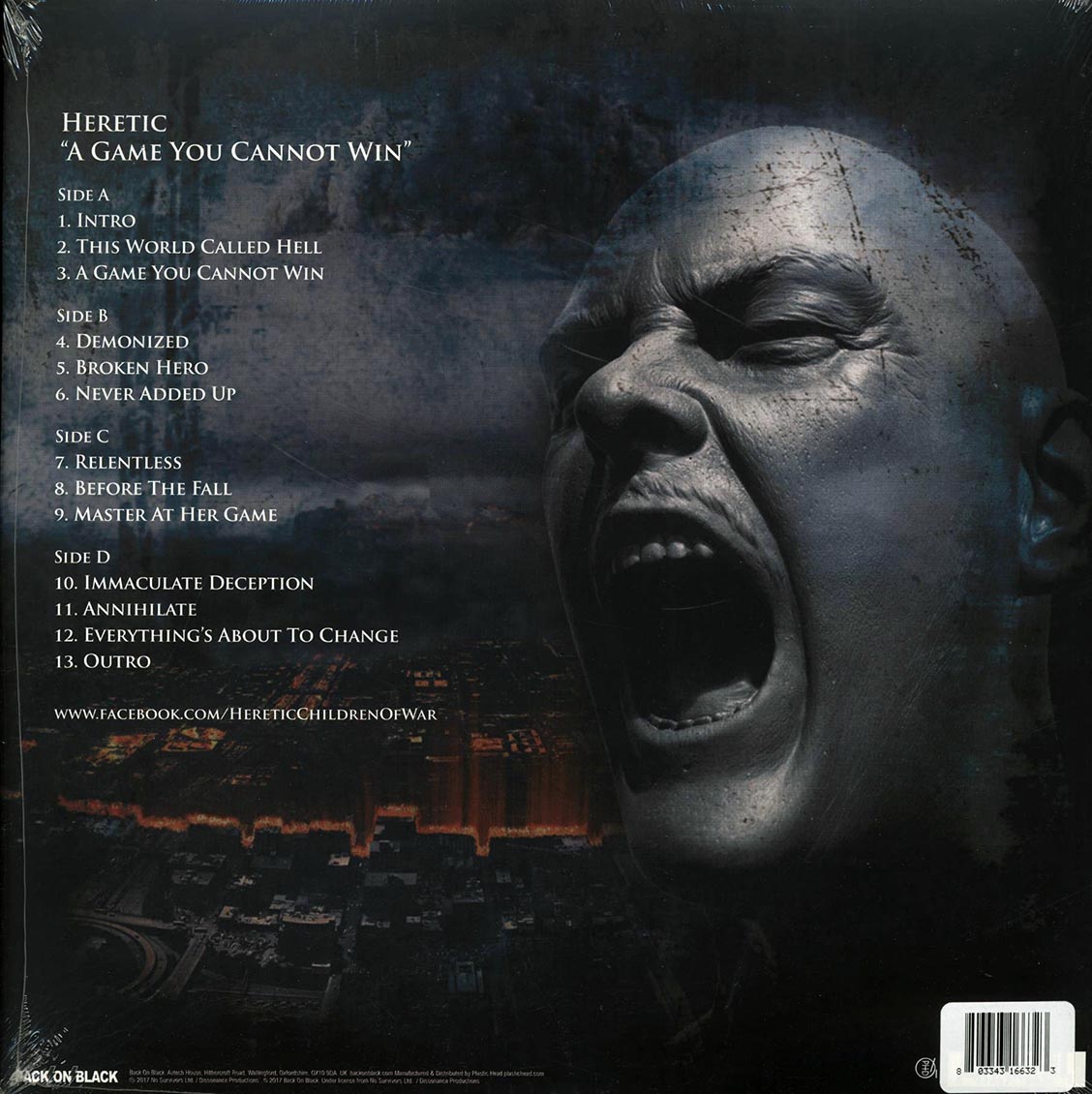 Heretic - A Game You Cannot Win (ltd. 500 copies made) (2xLP) (red vinyl)