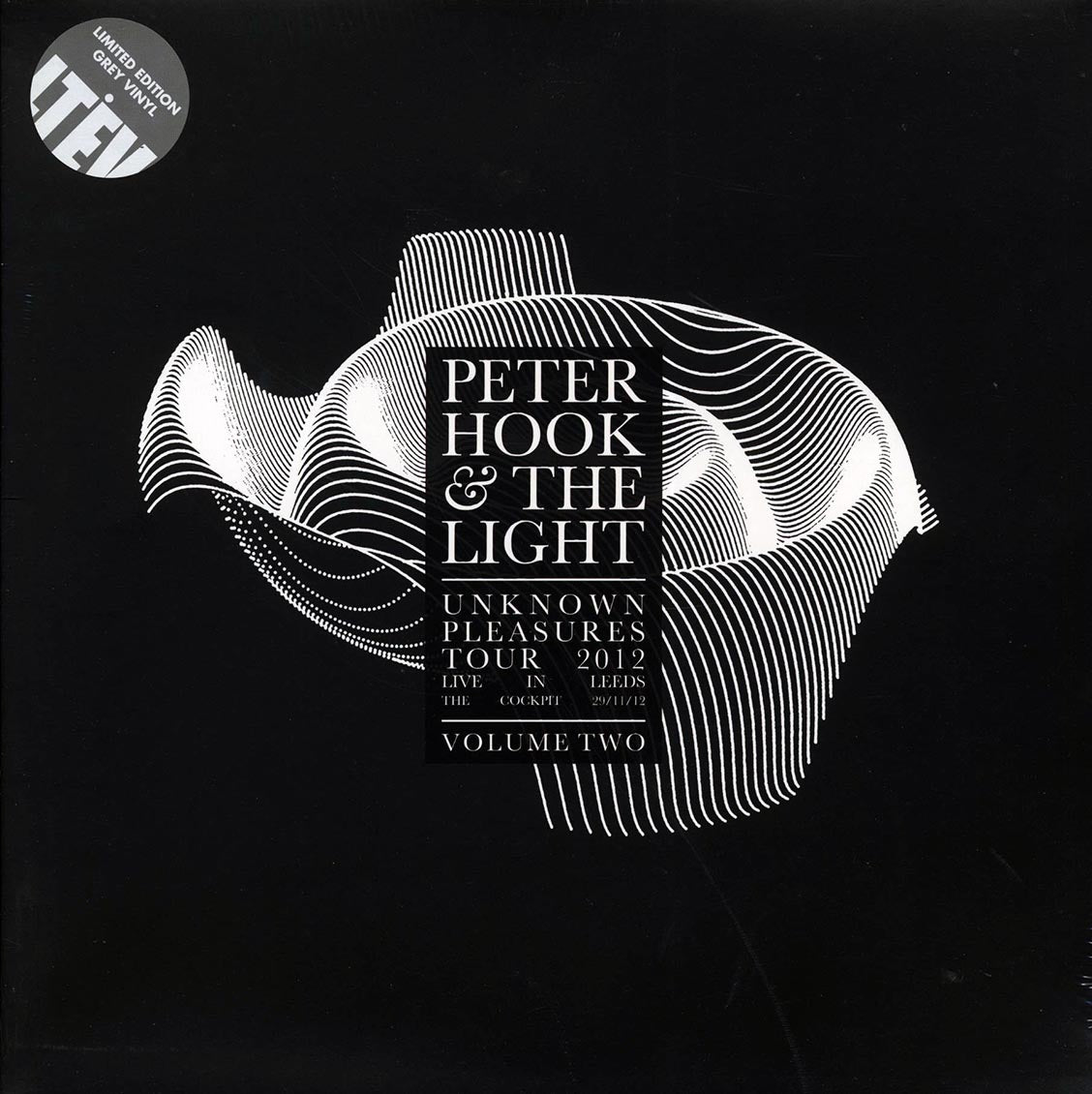 Peter Hook & The Light - Unknown Pleasures Tour 2012 Volume 2: Live In Leeds, The Cockpit, 29/11/12 (RSD 2017) (ltd. ed.) (grey vinyl)