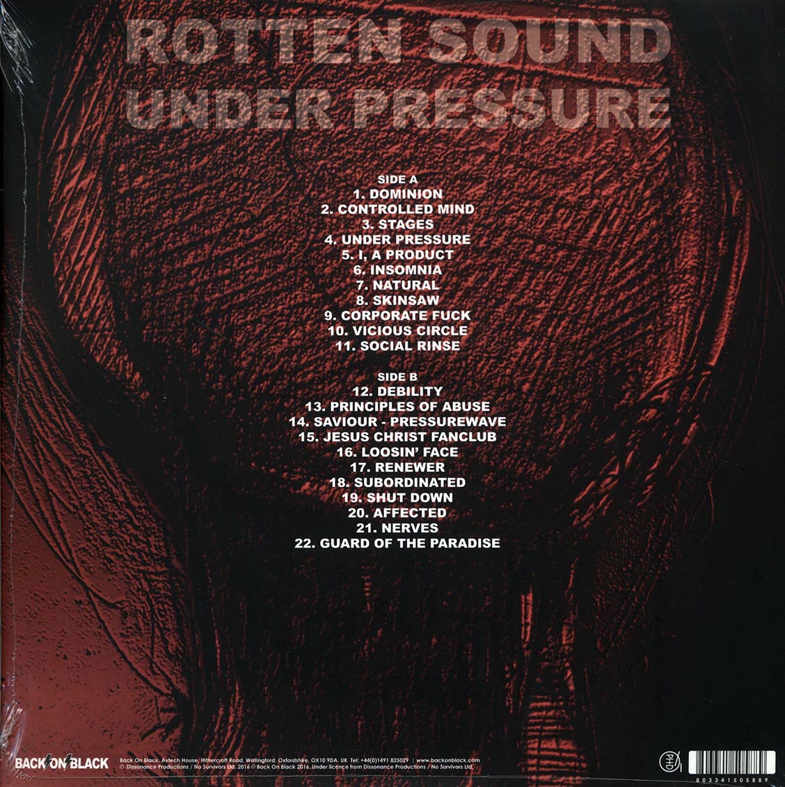 Rotten Sound - Under Pressure (ltd. ed.) (180g) (blue vinyl)