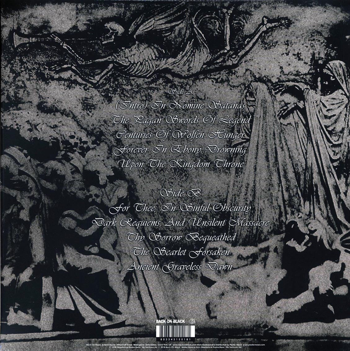 Hecate Enthroned - Dark Requiems And Unsilent Massacre (ltd. ed.) (gray vinyl)