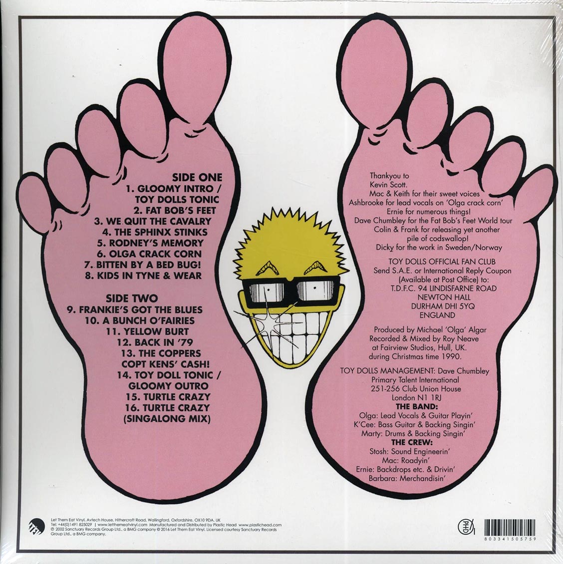 The Toy Dolls - Fat Bob's Feet (ltd. ed.) (pink vinyl)