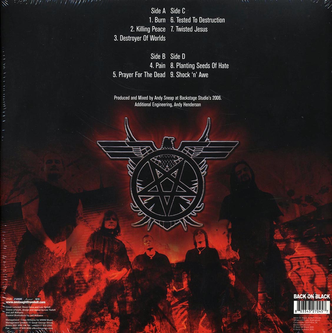 Onslaught - Killing Peace (ltd. ed.) (2xLP) (clear vinyl)