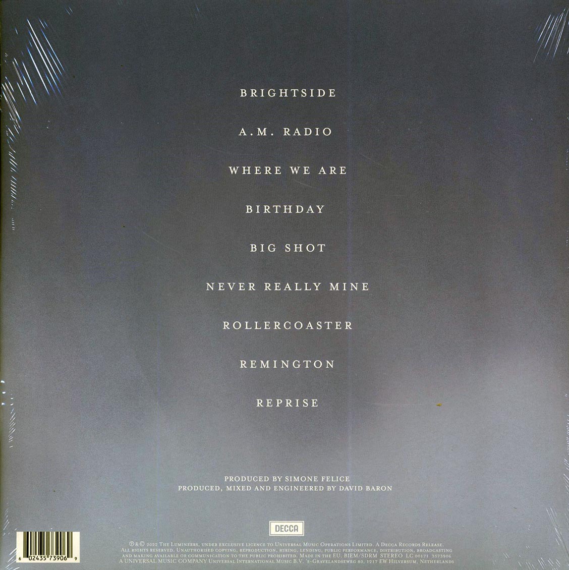 The Lumineers - Brightside (180g)