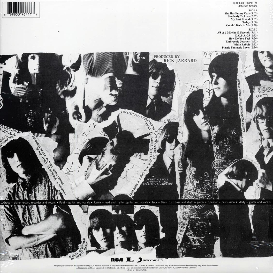 Jefferson Airplane - Surrealistic Pillow (incl. mp3) (180g) (remastered)