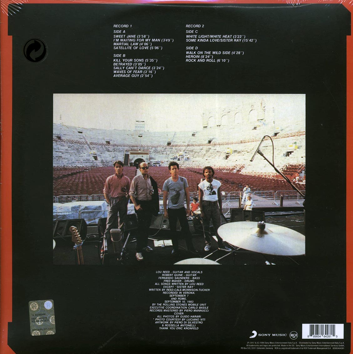 Lou Reed - Live In Italy (2xLP)