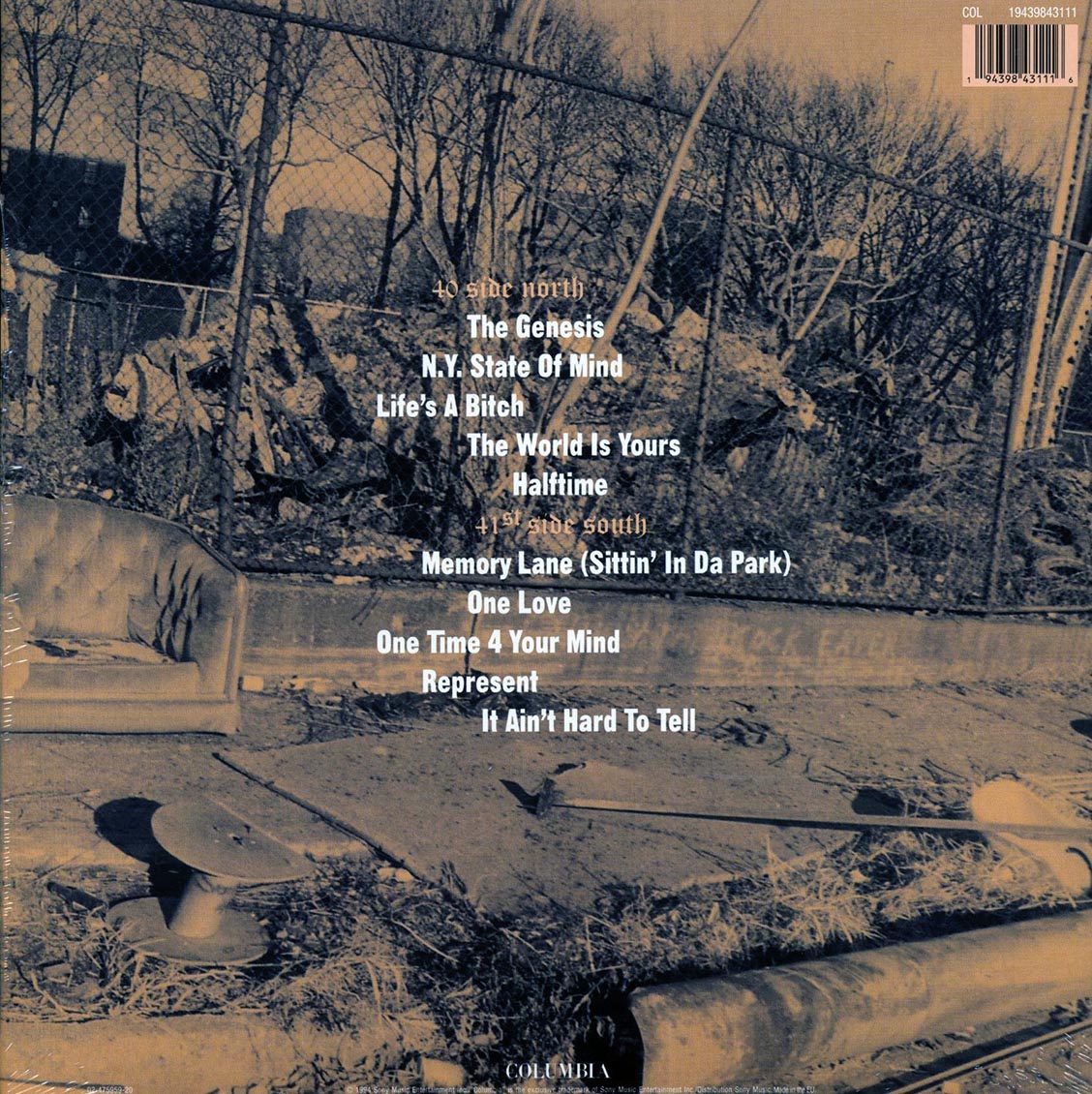 Nas - Illmatic (ltd. ed.) (clear vinyl)