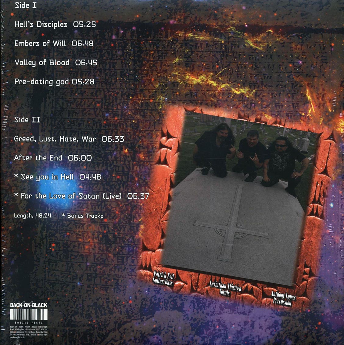 Satan's Host - Pre-Dating God Part 1 (ltd. ed.) (clear vinyl)