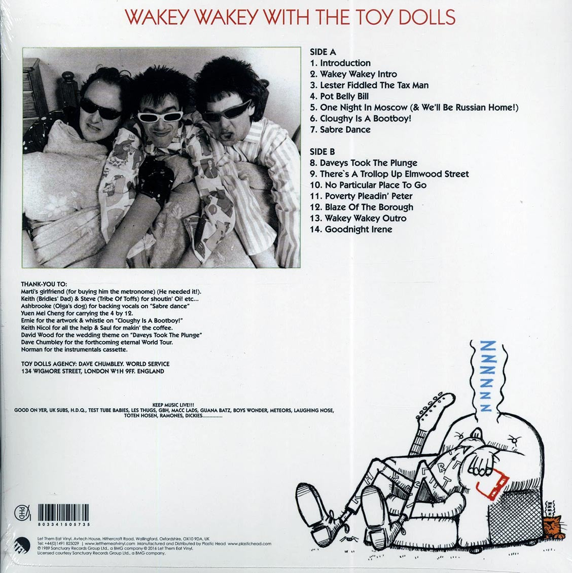 The Toy Dolls - Wakey Wakey! (ltd. ed.) (red vinyl)