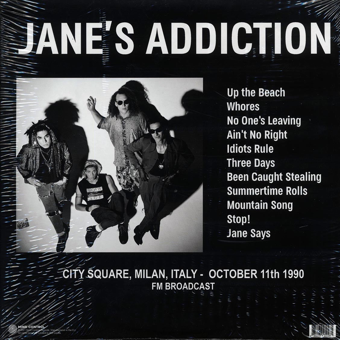 Jane's Addiction - City Square, Milan, Italy, October 11th 1990 FM Broadcast (ltd. 500 copies made)