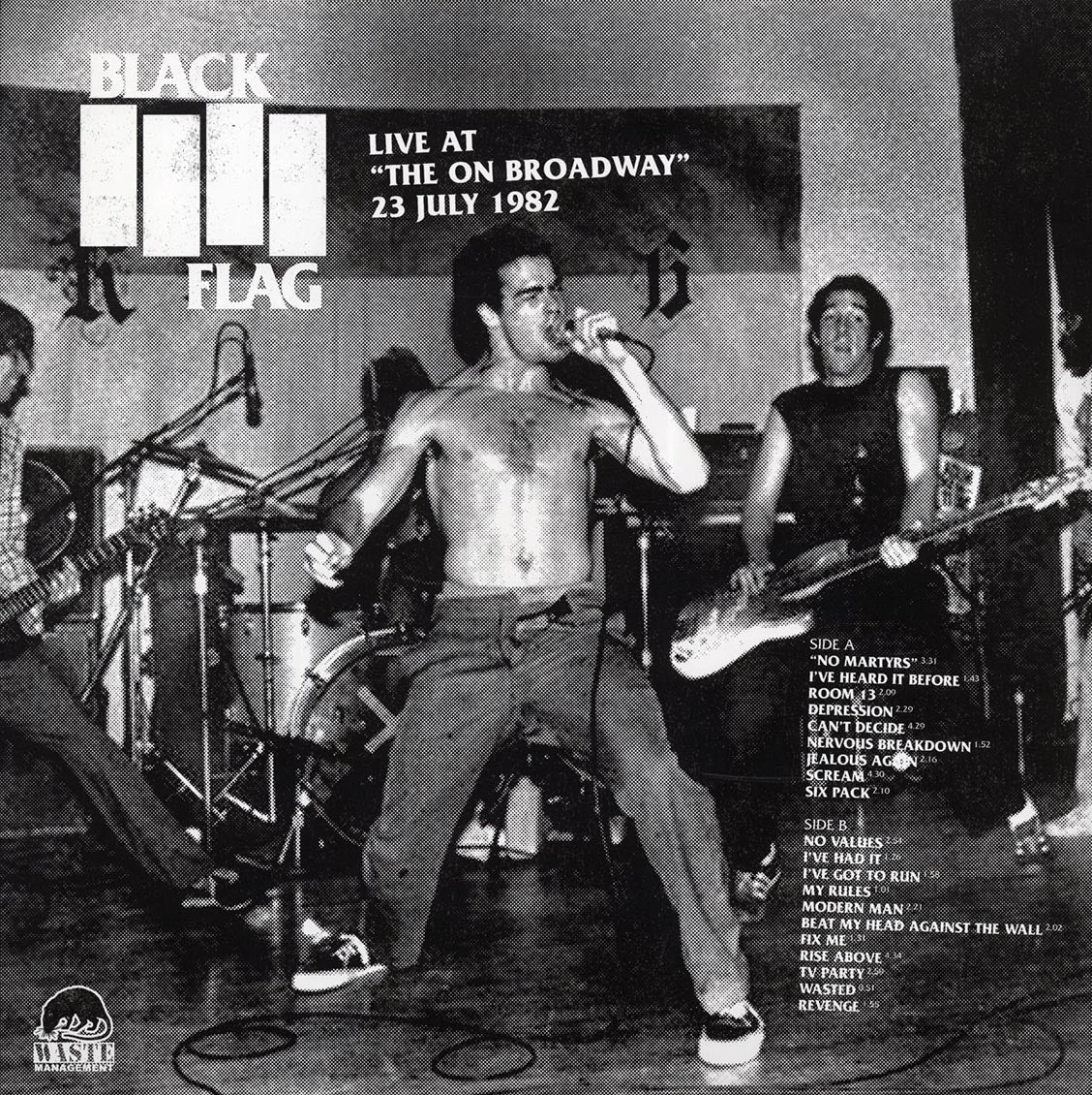 Black Flag - Live At The On Broadway 23 July 1982