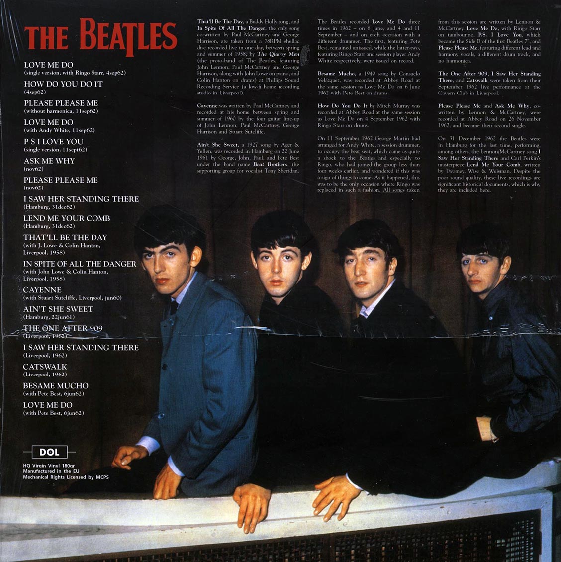 The Beatles - 1958-1962 (ltd. ed.) (180g) (red vinyl)