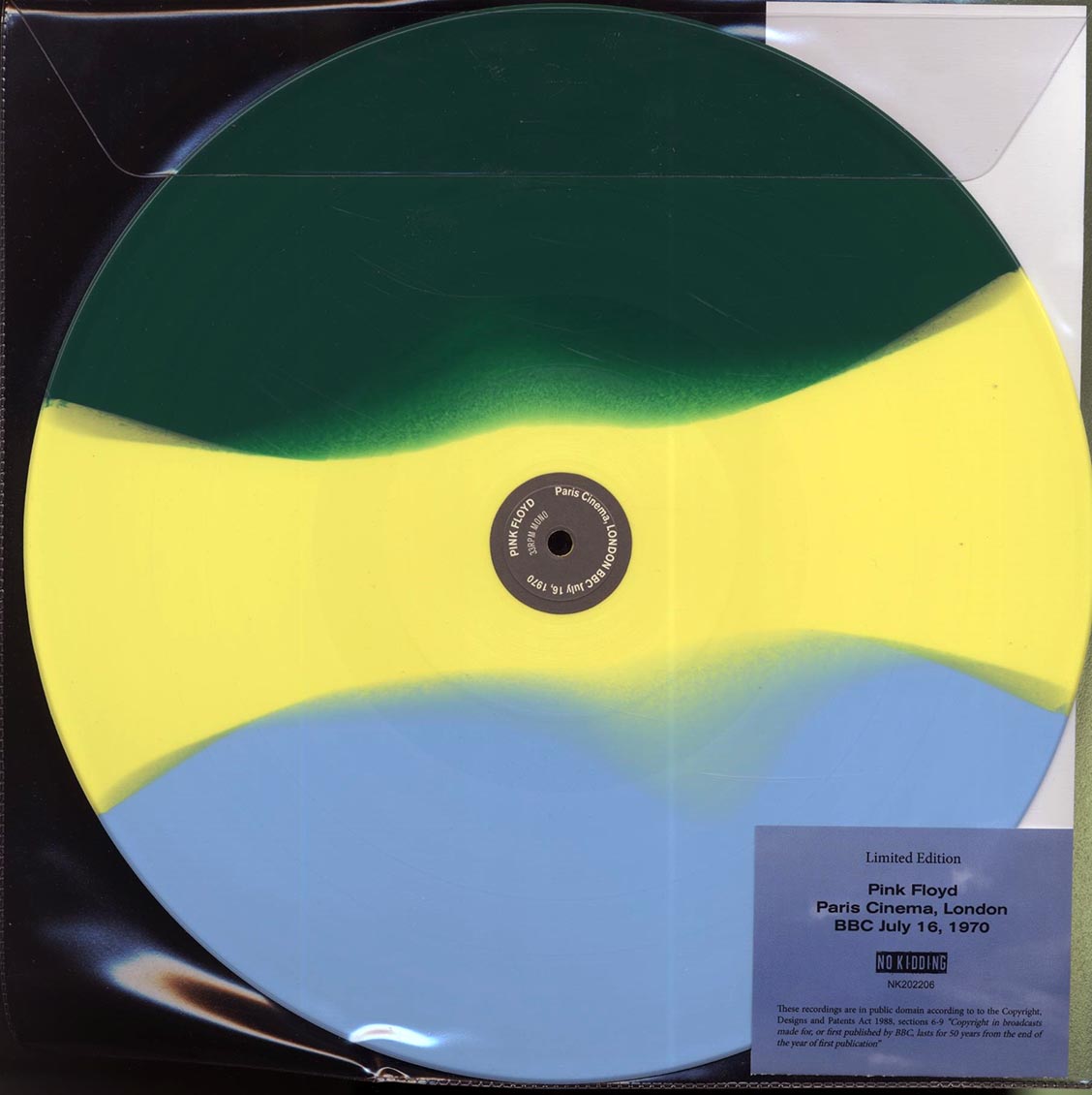 Pink Floyd - Paris Cinema, London, BBC July 16, 1970 (ltd. ed.) (tri-color vinyl)