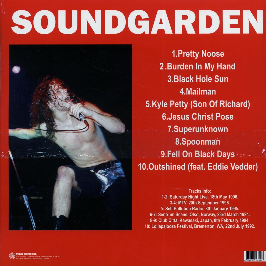 Soundgarden - Beyond The Ugly Groove! Rare & Live Tracks (ltd. 500 copies made)