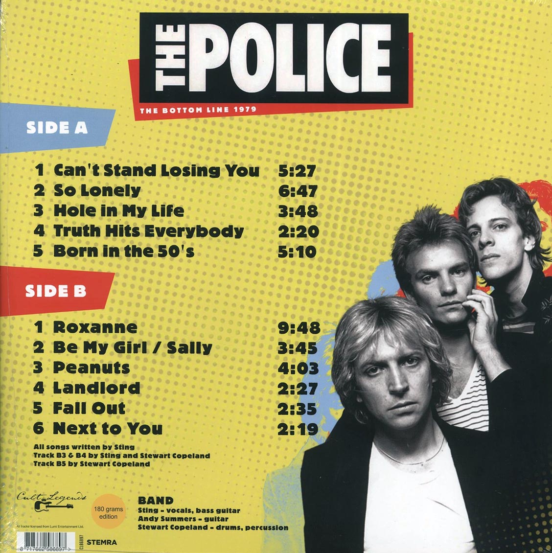The Police - The Botton Line 1979: New York, April 4, 1979