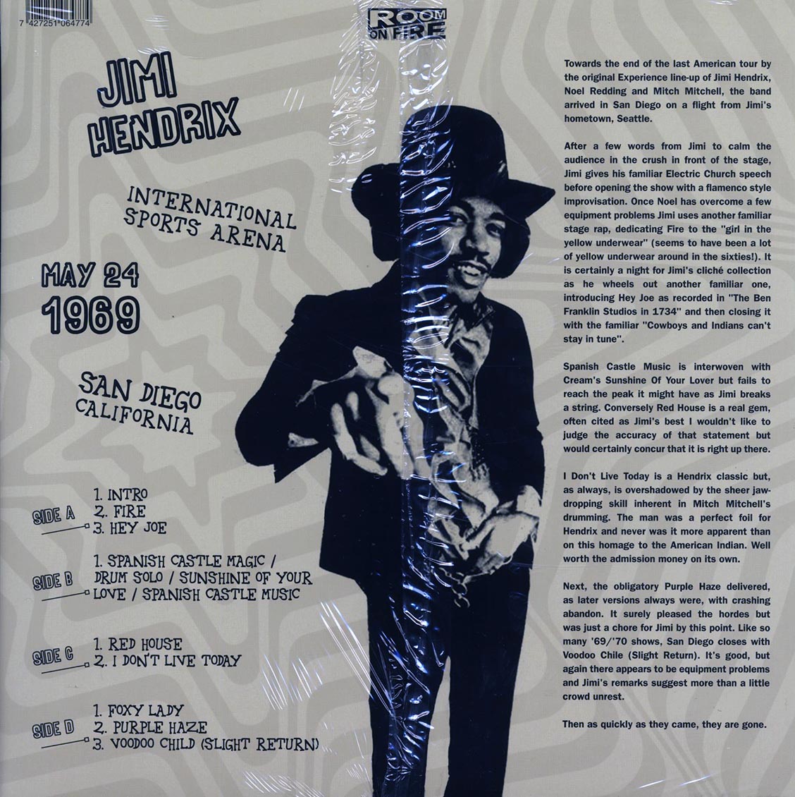 Jimi Hendrix - International Sports Arena, San Diego California, May 24 1969 (2xLP)