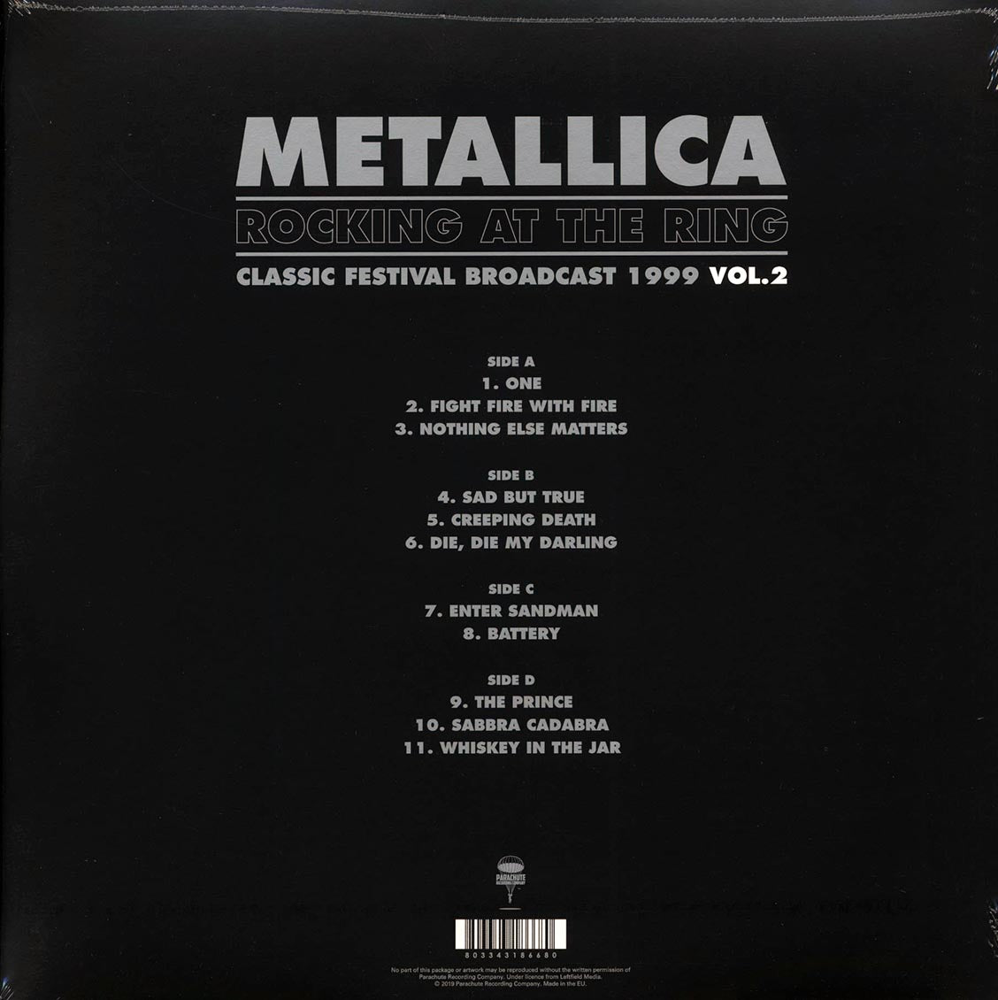 Metallica - Rocking At The Ring Volume 2: Classic Festival Broadcast 1999 (2xLP)