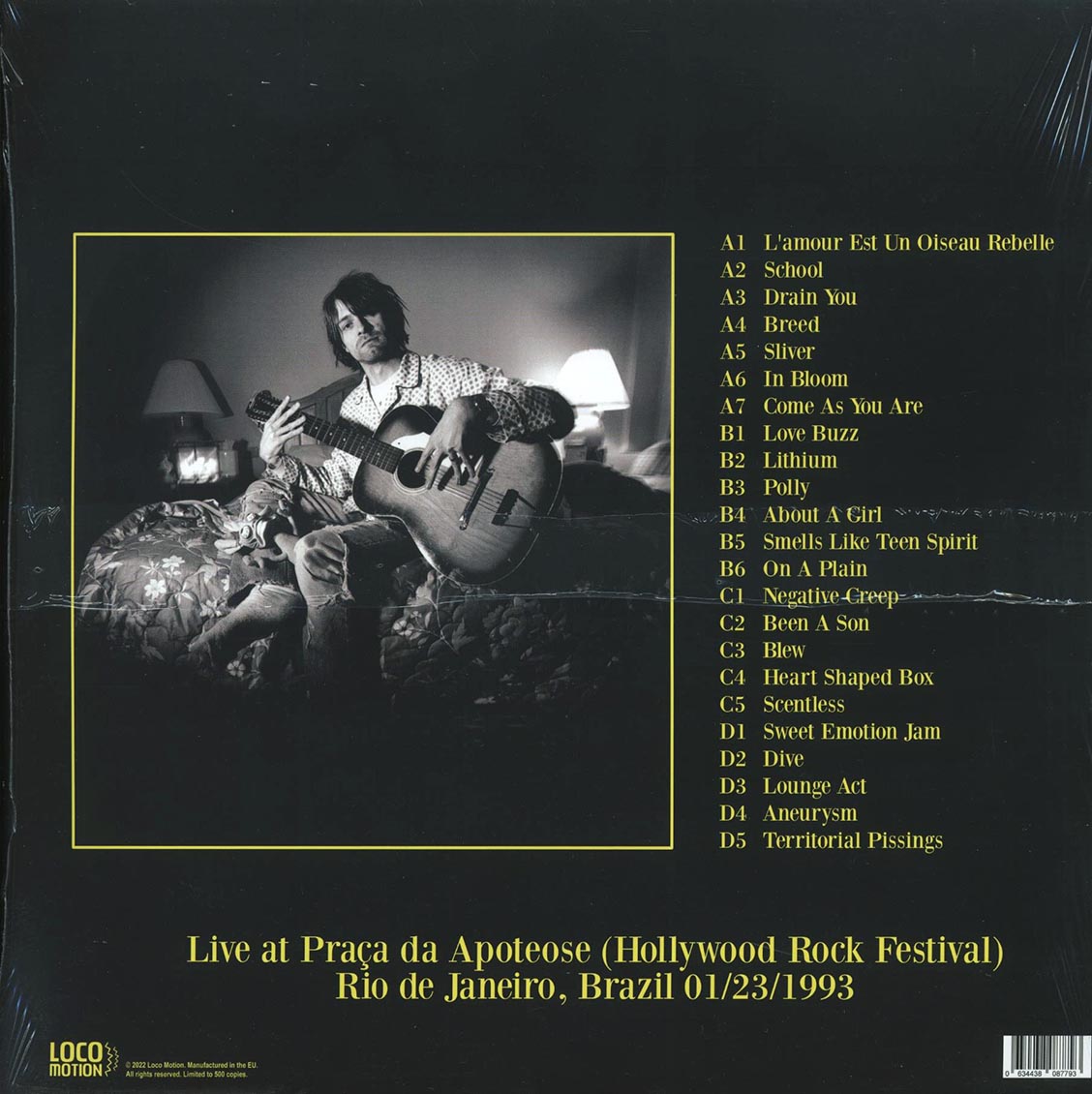 Nirvana - Hollywood Rock Festival US TV Broadcast 1993 (ltd. 300 copies made) (2xLP) (colored vinyl)