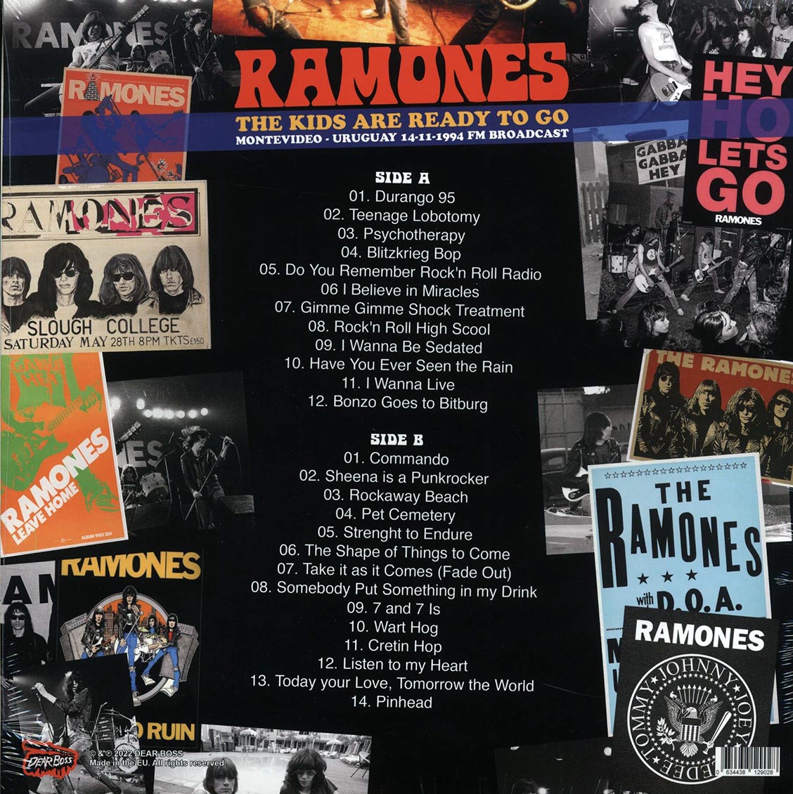 The Ramones - The Kids Are Ready To Go: Montevideo, Uruguay 14-11-1994 FM Broadcast