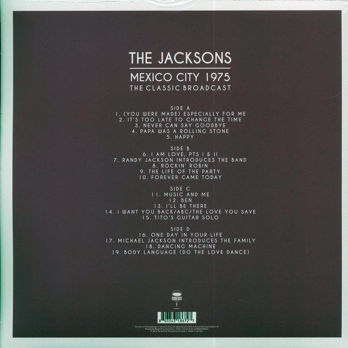The Jacksons - Mexico City 1975: The Classic Broadcast (2xLP)