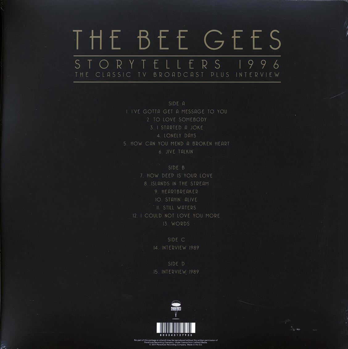 Bee Gees - Storytellers 1996: The Classic TV Broadcast Plus Interview (ltd. ed.) (2xLP)