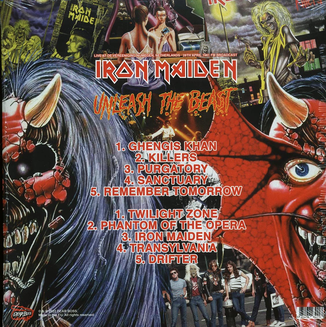 Iron Maiden - Unleash The Beast: Live At De Vereeniging Nijmegen, Netherlands 28th April 1981 FM Broadcast (ltd. 300 copies made) (colored vinyl)