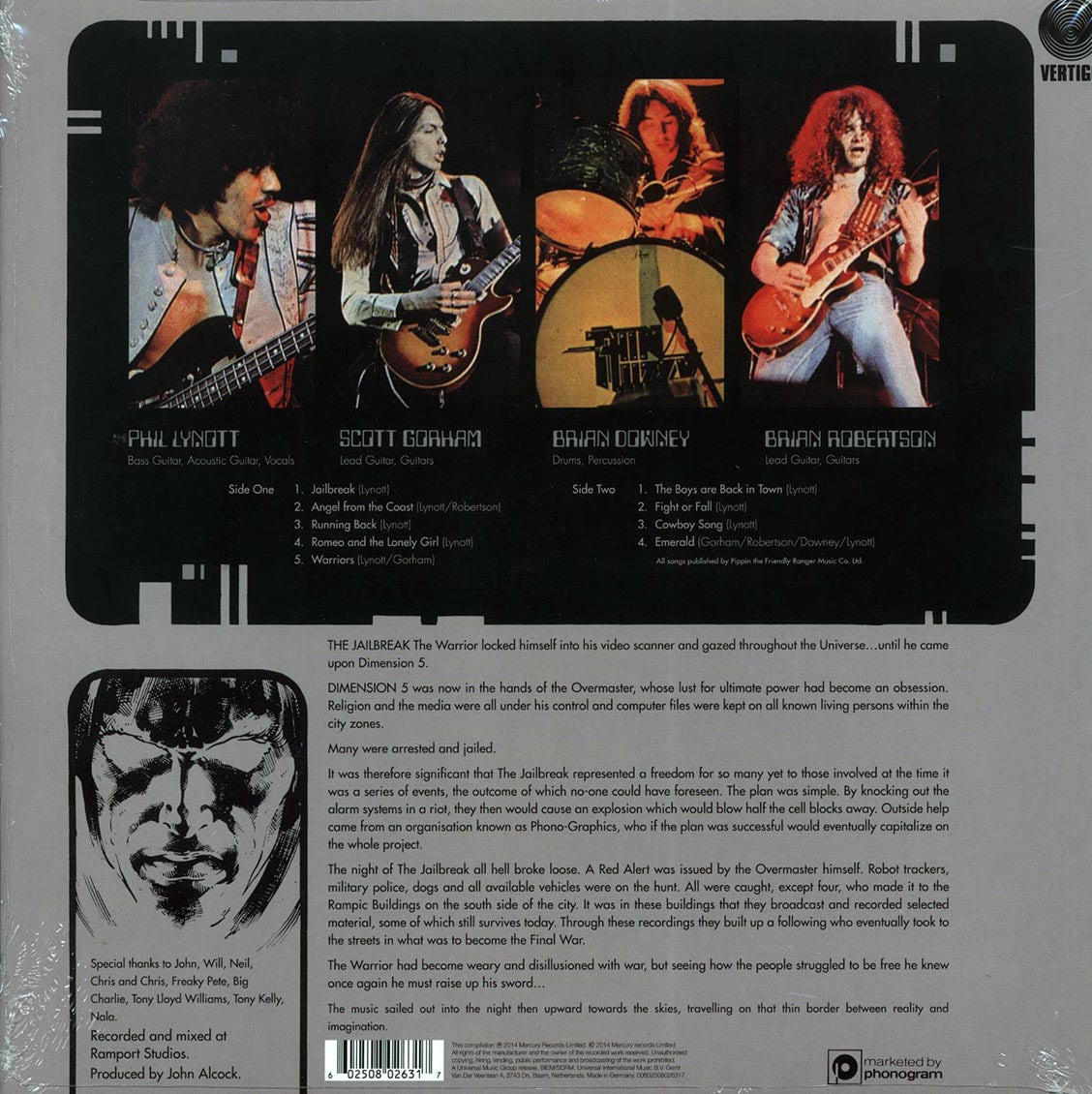 Thin Lizzy - Jailbreak (die-cut jacket) (incl. mp3) (180g)