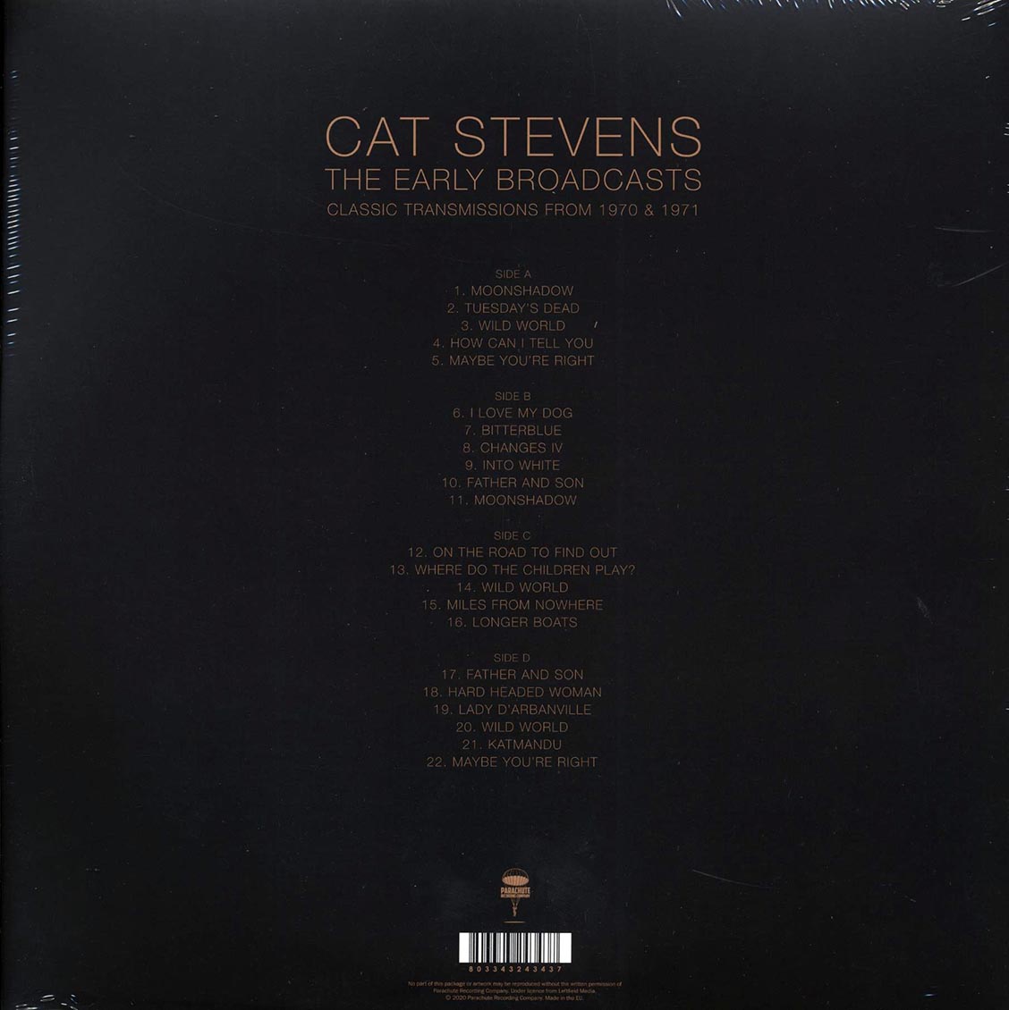 Cat Stevens - The Early Broadcasts (2xLP)