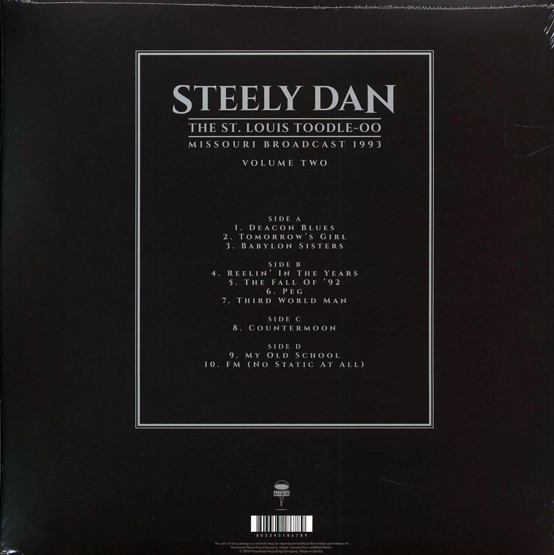 Steely Dan - The St. Louis Toodle-oo Volume 2: Missouri Broadcast 1993 (2xLP)