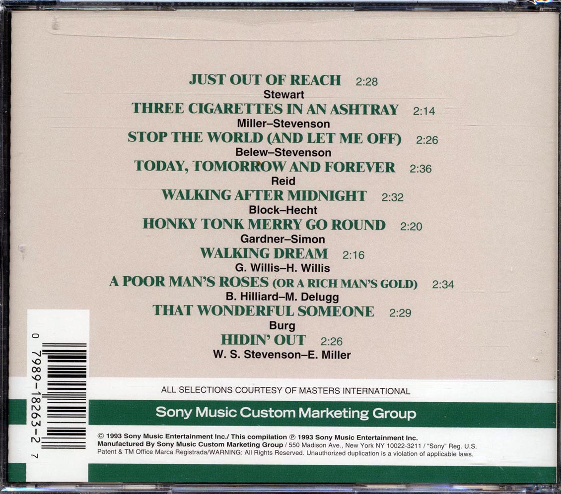 Patsy Cline - Today, Tomorrow And Forever