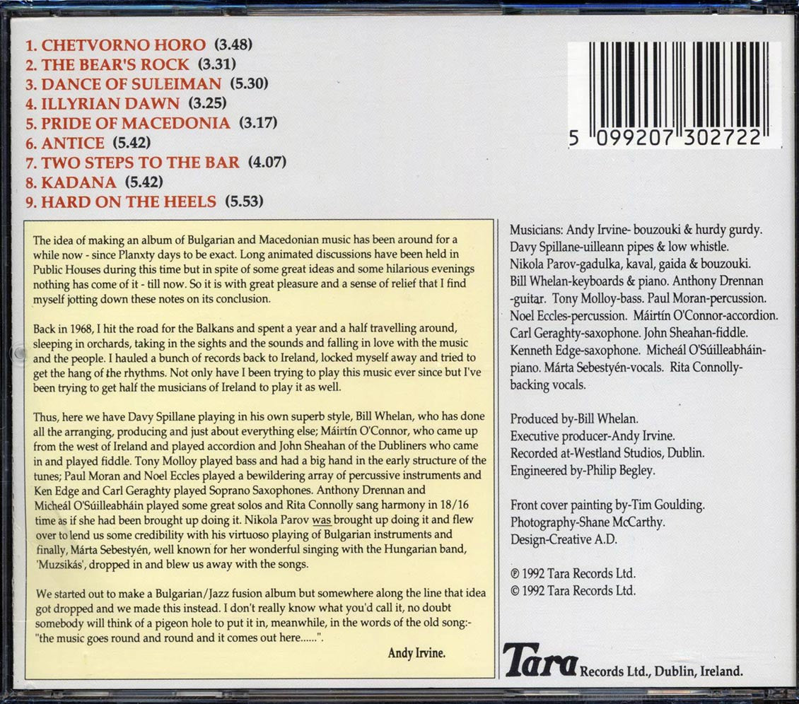 Andy Irvine, Davy Spillane - East Wind