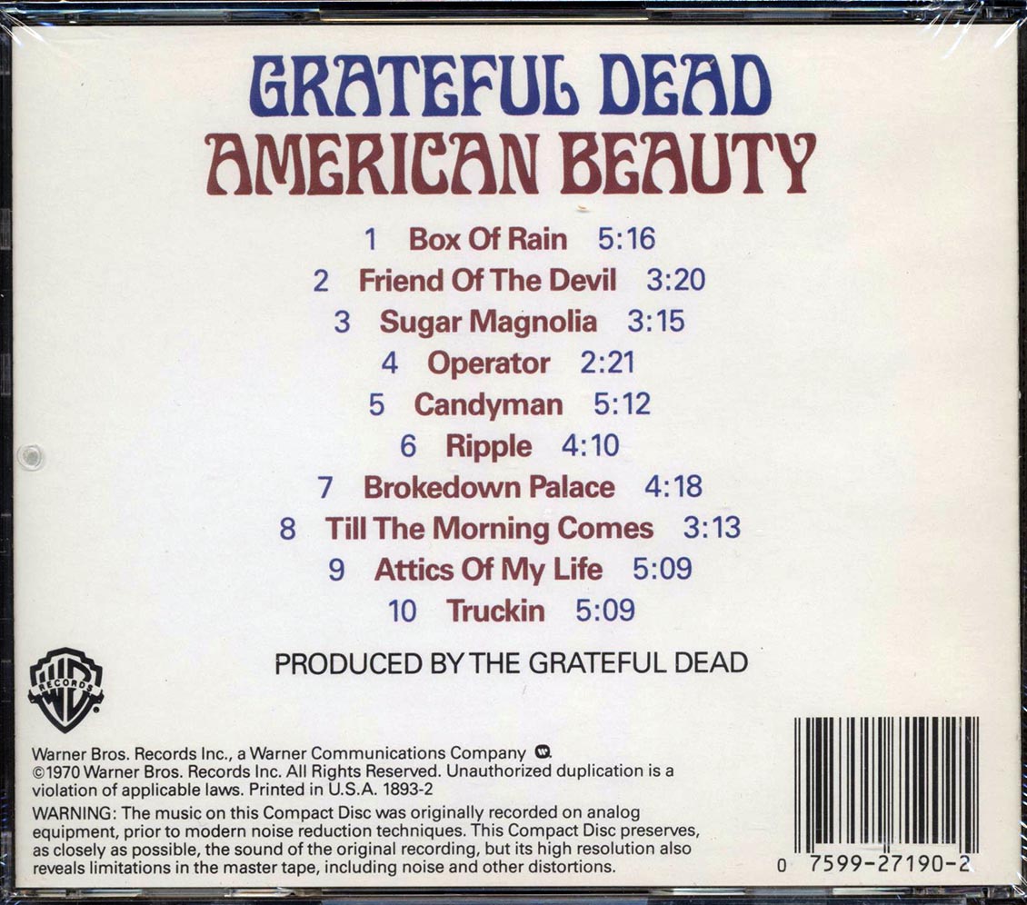 Grateful Dead - American Beauty