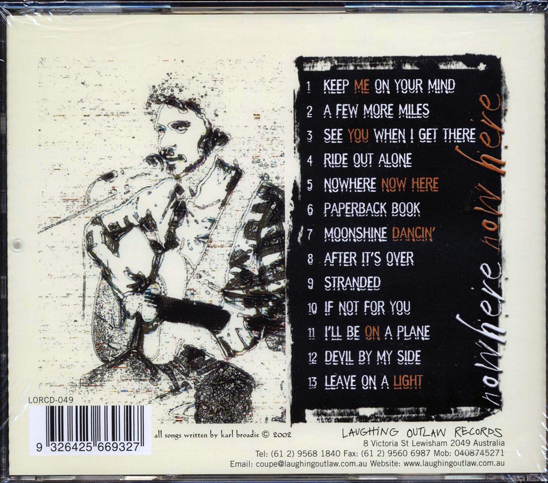 Karl Broadie - Nowhere Now Here
