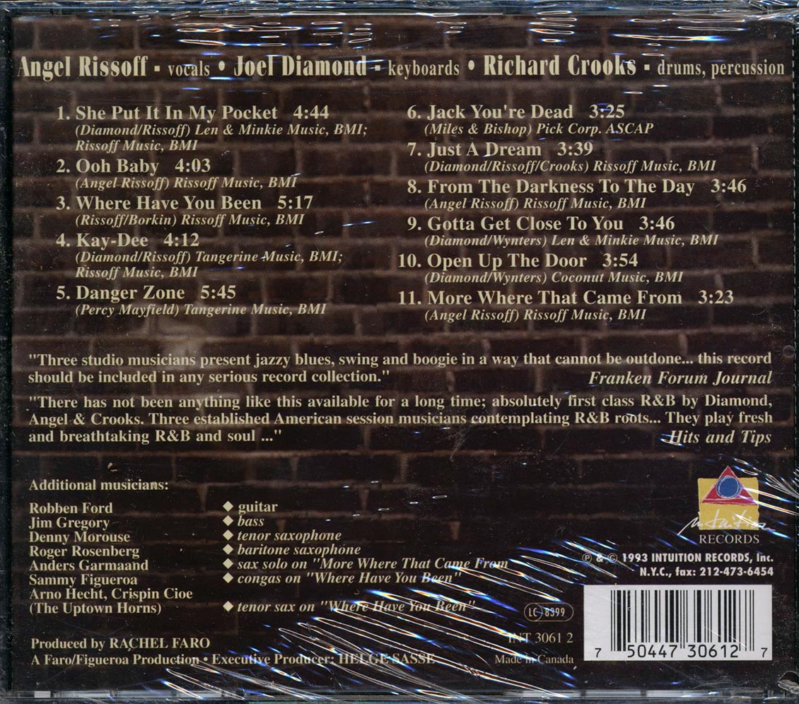 Diamond Angel & Crooks - More Where That Came From