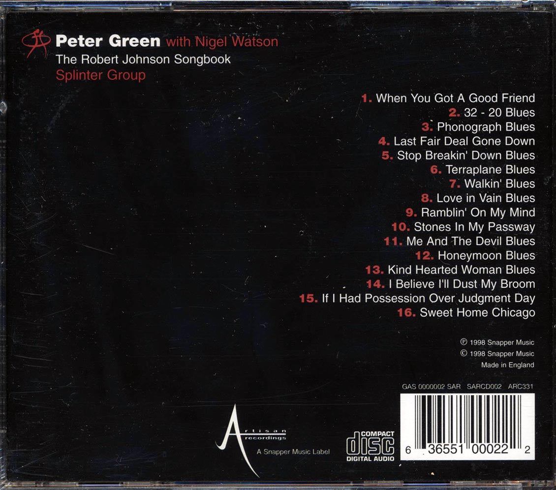 Peter Green, Nigel Watson, Splinter Group - The Robert Johnson Songbook