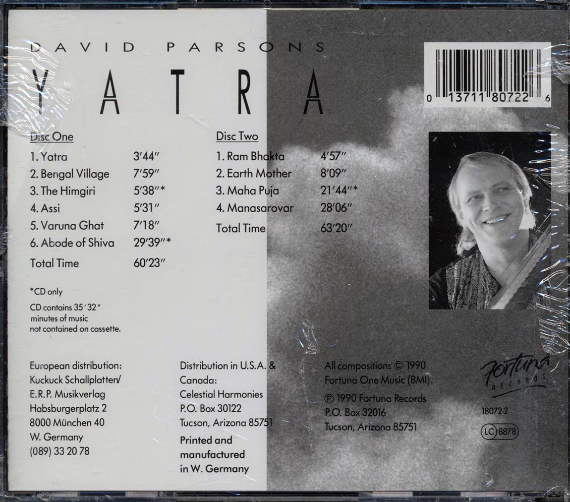 David Parsons - Yatra (2xCD)