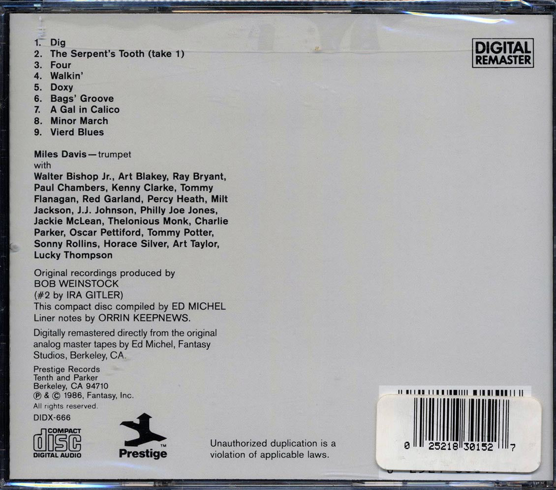 Miles Davis - Miles Davis And The Jazz Giants