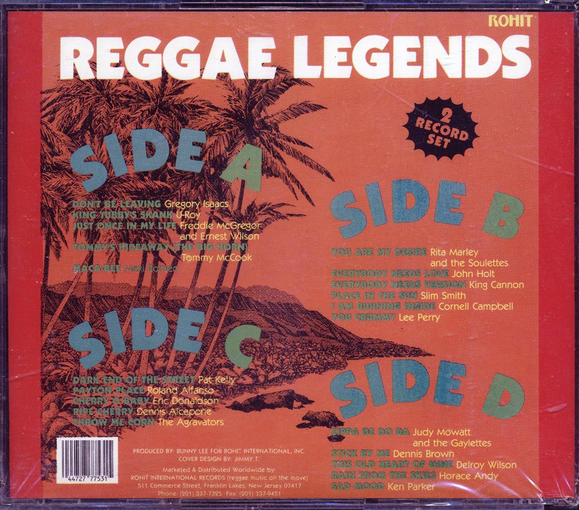 Gregory Isaacs, U Roy, Freddie McGregor, Horace Andy, Etc. - Reggae Legends (21 tracks) (2xCD)