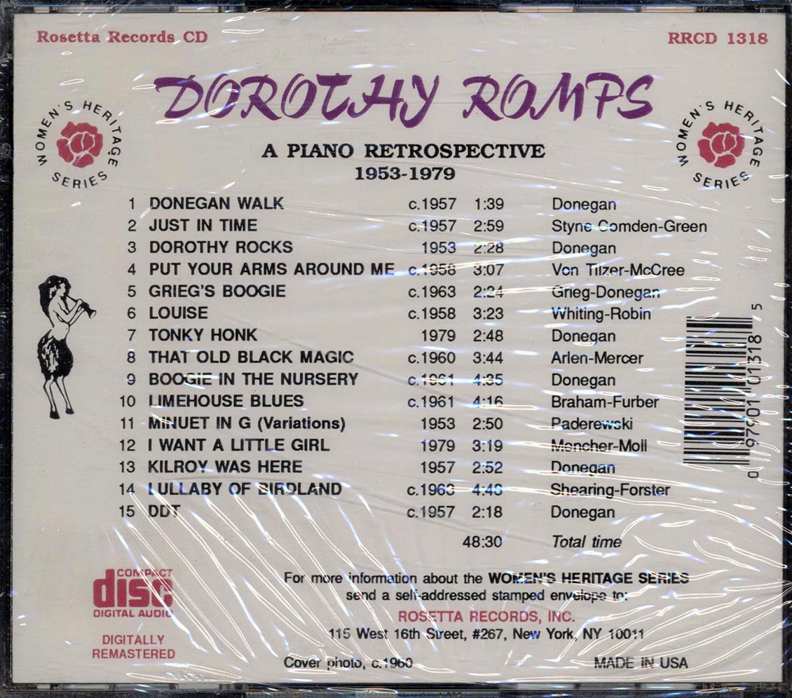 Dorothy Donegan - Dorothy Romps: A Piano Retrospective 1953-1979