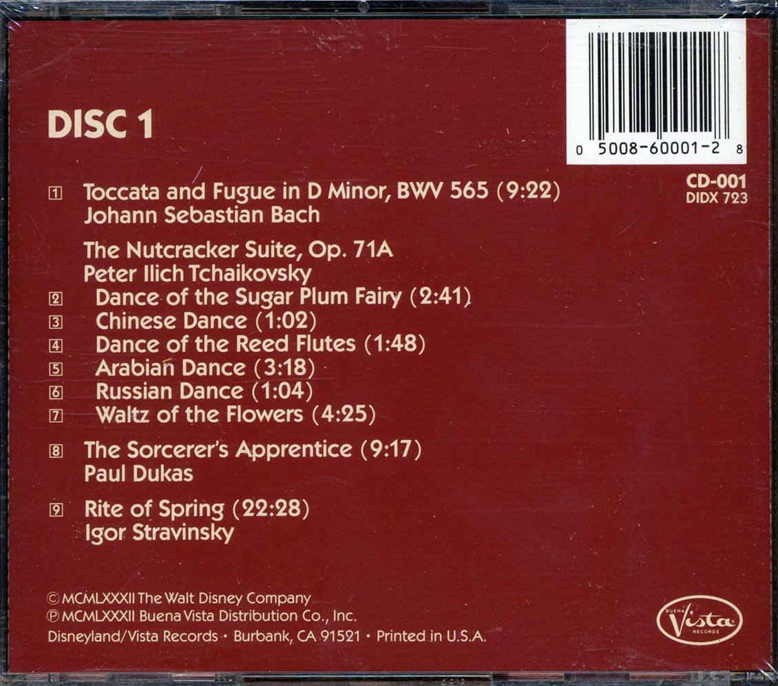 Irwin Kostal - Walt Disney's Fantasia: Motion Picture Soundtrack